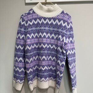 NEW!! Talbots Fair Isle Sweater - Gorgeous Pattern